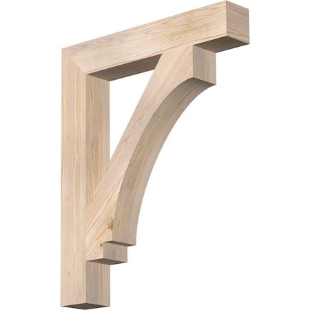Ekena Millwork Imperial Block Smooth Bracket, Douglas Fir, 5 1/2"W x 34"D x 42"H BKT06X34X42IMP05SDF